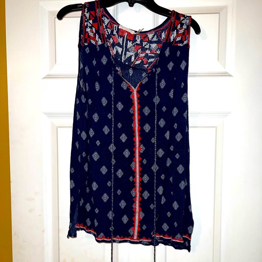 Womens Blu Pepper tank top